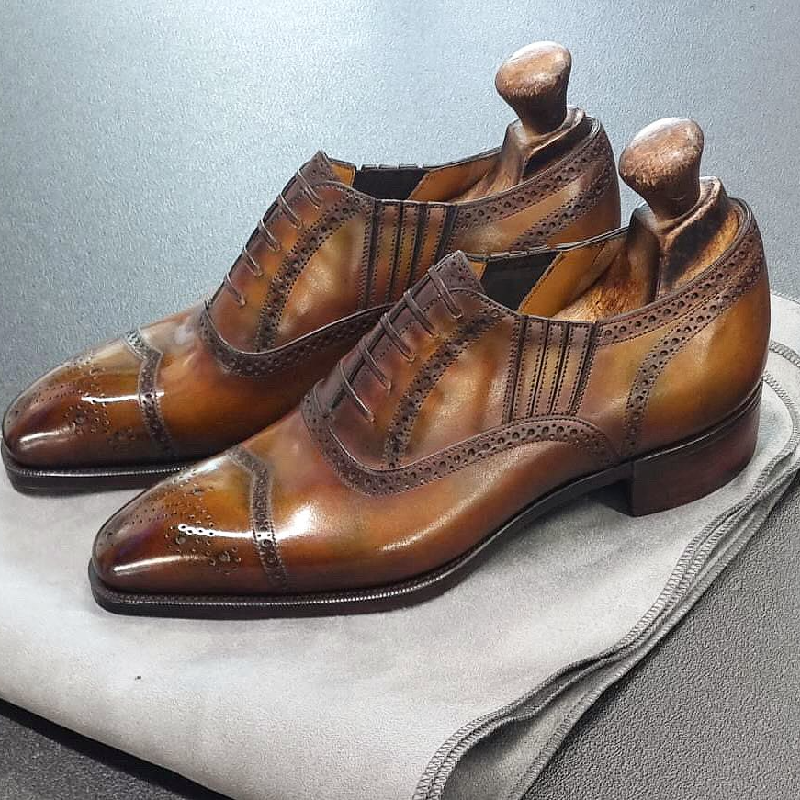 Handmade Formal Sculpted Oxfords
