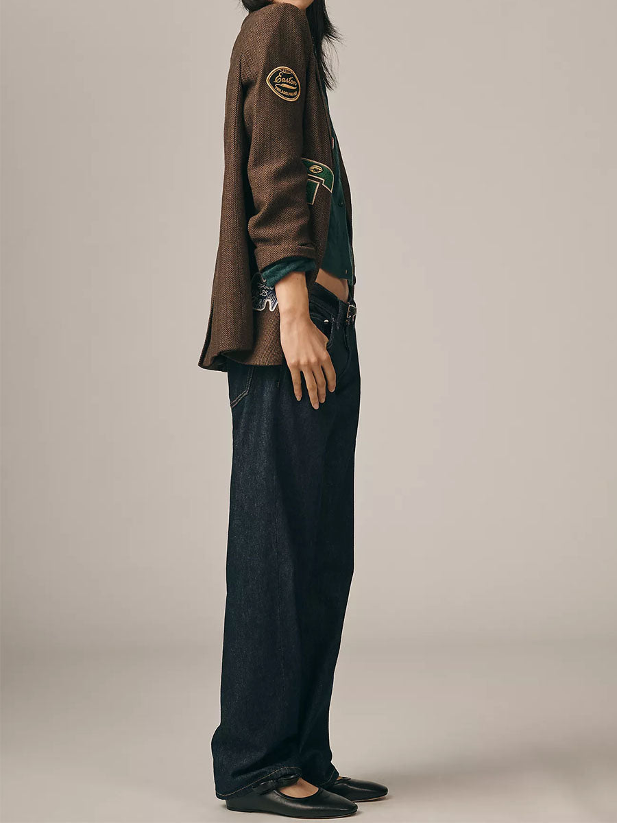 Fashion Patches Oversized Blazer