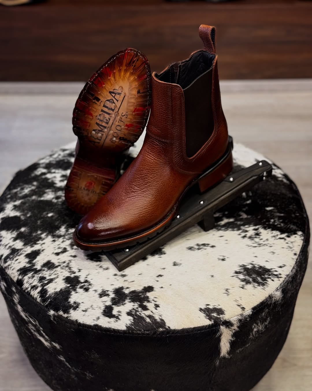 Lucchese Cowhide Boot