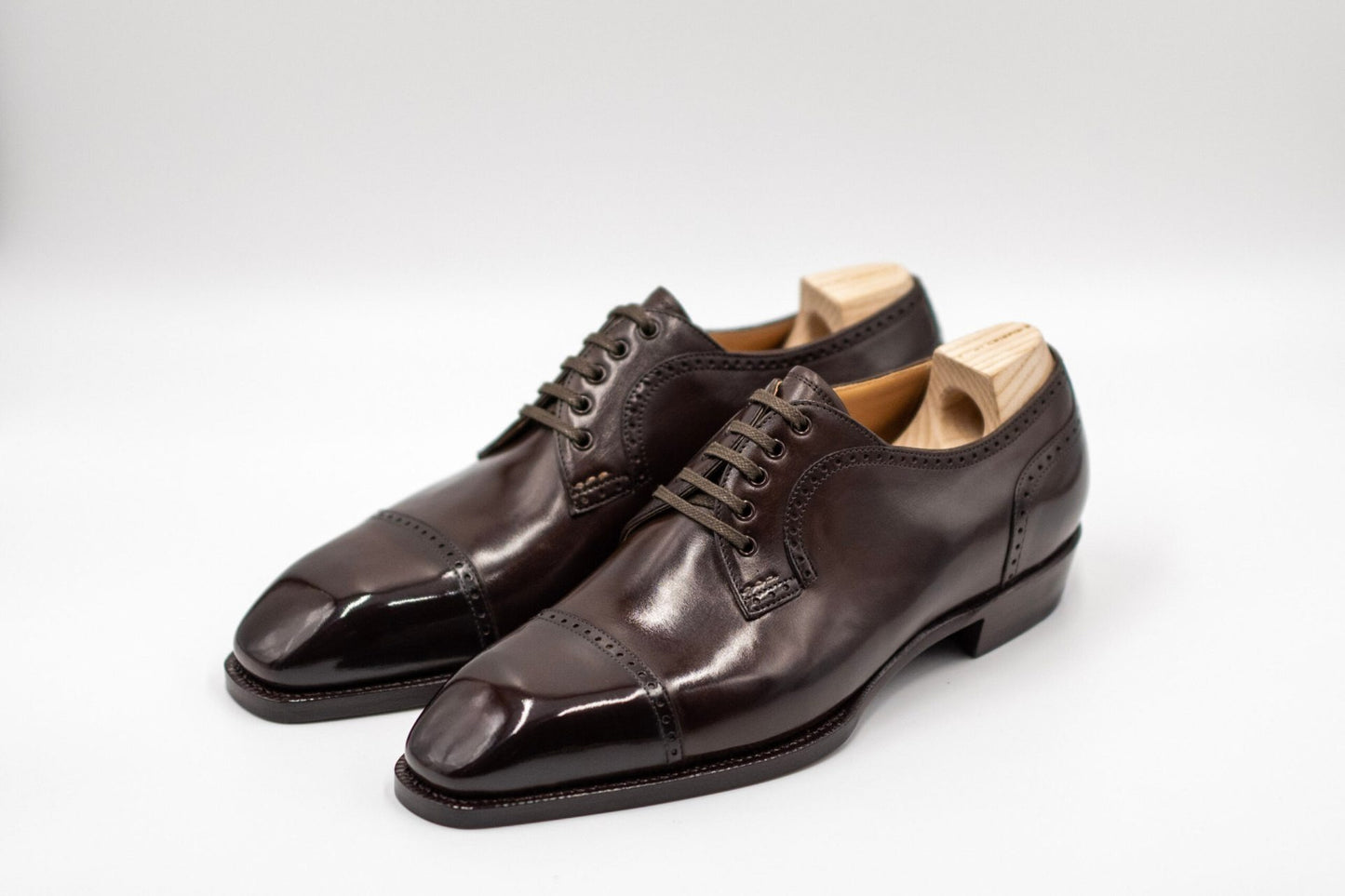 Men's Cap Toe Leather Shoes