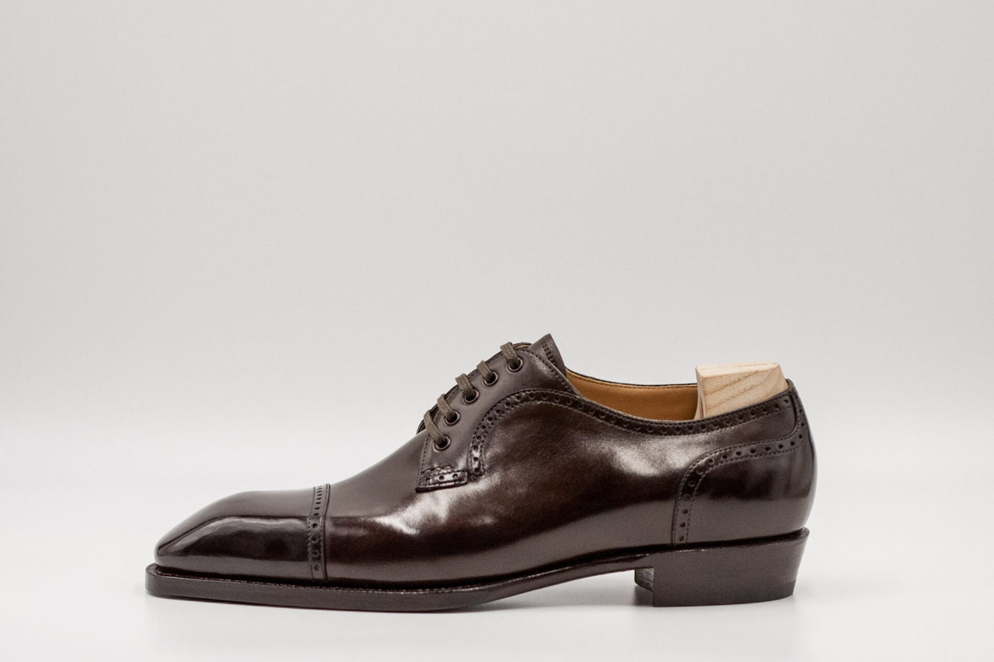 Men's Cap Toe Leather Shoes