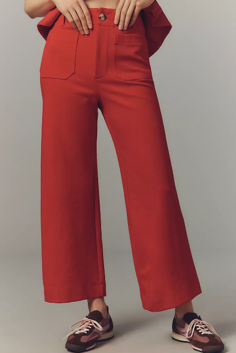 Knit Wide-leg Sweatpants