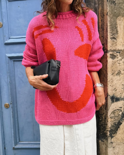Smiley Crewneck Sweater