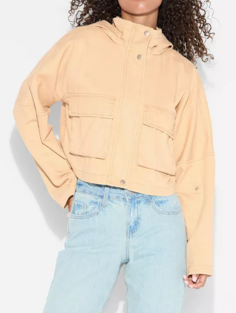 Casual Hooded Trench Jacket
