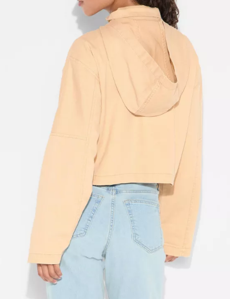 Casual Hooded Trench Jacket