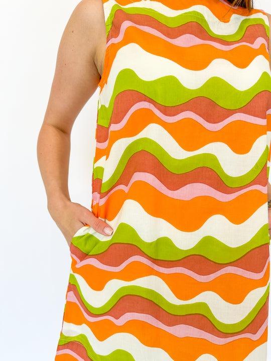 Women's Summer Floral Midi Dress