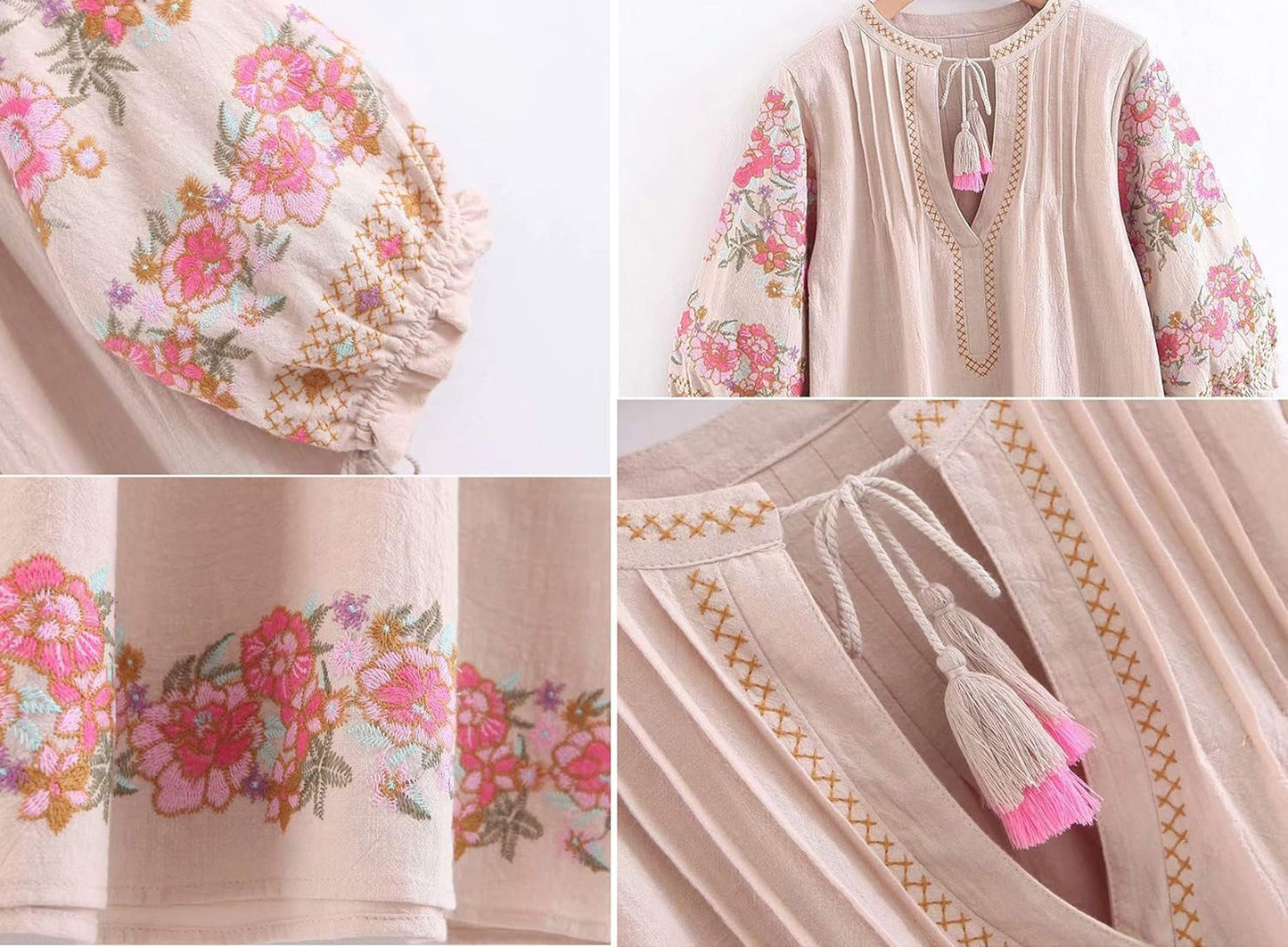Elegant Retro Floral Print Dress