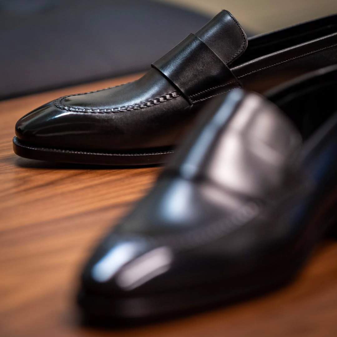 Men's Casual Leather Black Shoes