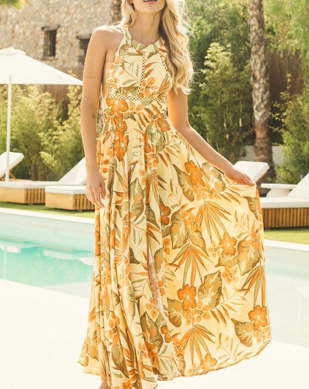 Bright Print Endless Summer Maxi Dress