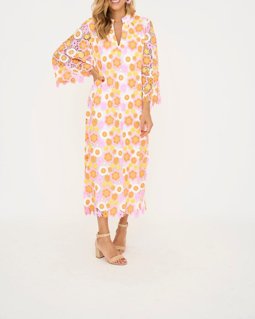 The Hali Lace Midi Dress
