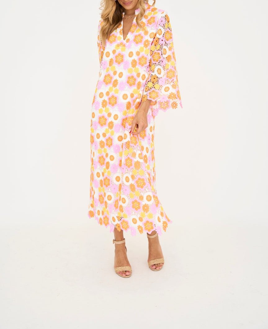 The Hali Lace Midi Dress