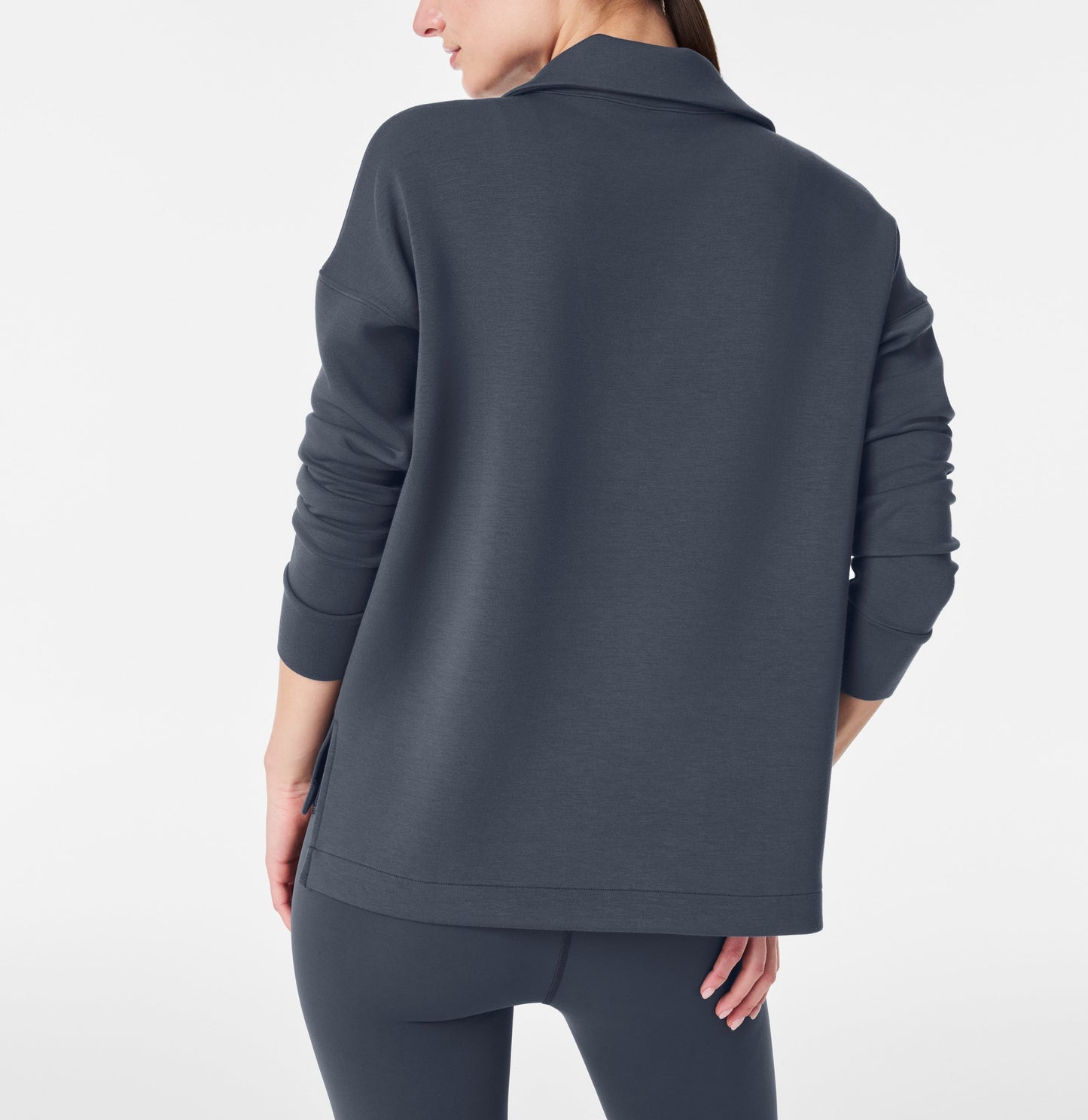 Women's Oversized Half Zip Two-piece Set
