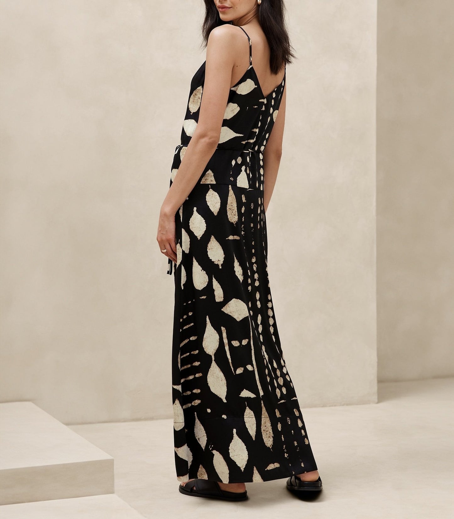 Tie-Waist Maxi Dress