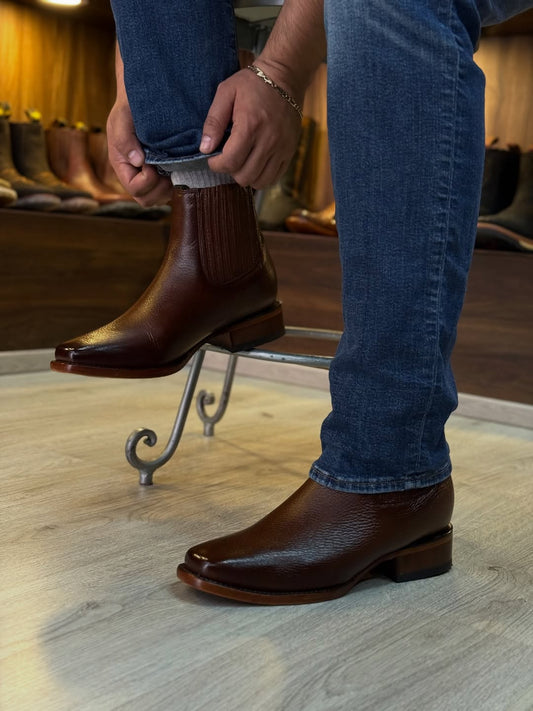 Men's Square-toe Western Cowboy Boots