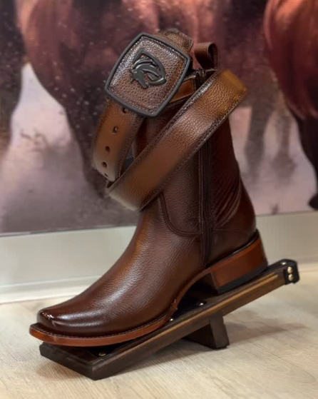 Men's Brown Cowboy Belt