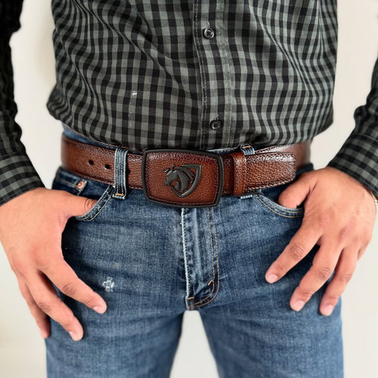 Men's Brown Cowboy Belt