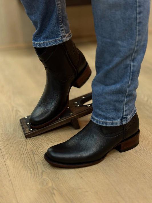 Men's Texas Oval Black Boot