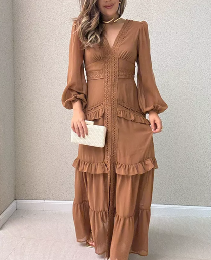 New Embroidered Long Dress