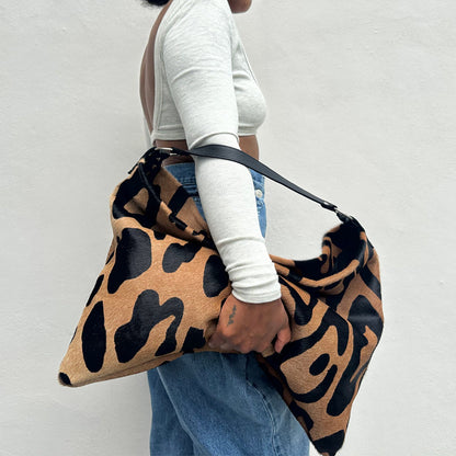 Jaguar Print Large-capacity Shoulder Bag