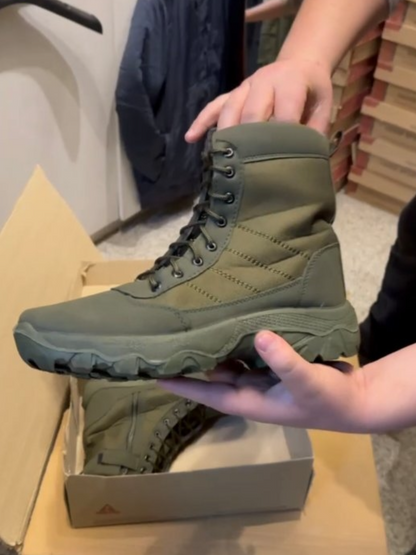 Men's Side-Zip High-Top Work Boots