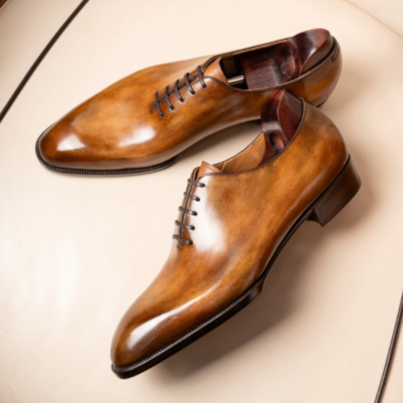 Handmade Calfskin Brown Derby
