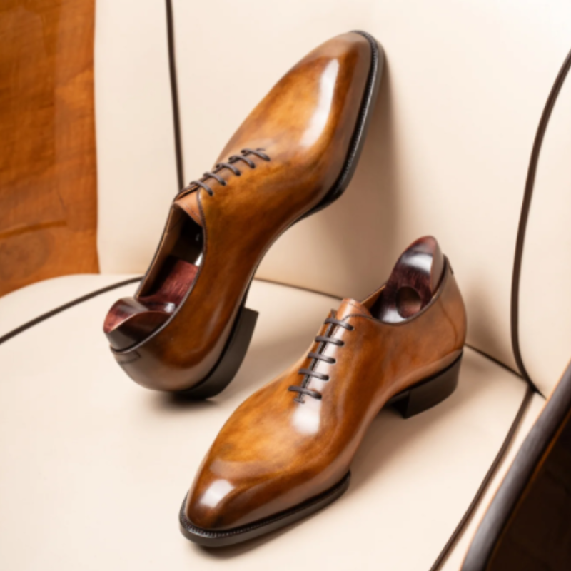 Handmade Calfskin Brown Derby