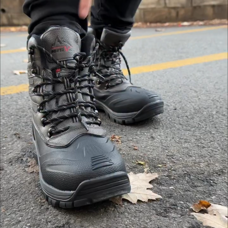 Men's Waterproof Lace-Up Ankle Boots
