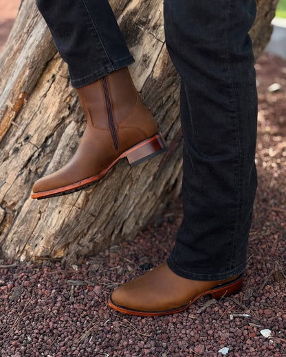 Original Brown Casual Leather Boots