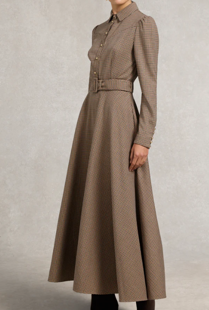 Plaid Autumn Comfortable Dress