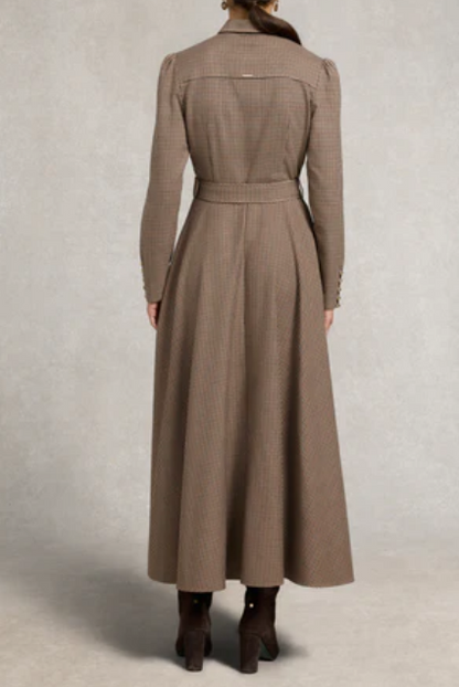 Plaid Autumn Comfortable Dress