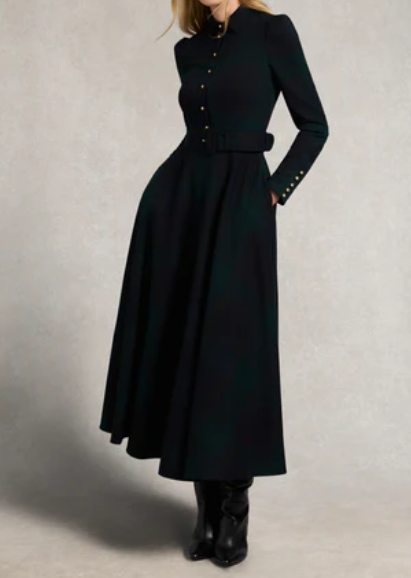 Plaid Autumn Comfortable Dress