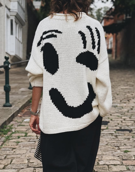 Smiley Crewneck Sweater