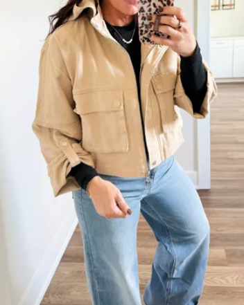 Casual Hooded Trench Jacket