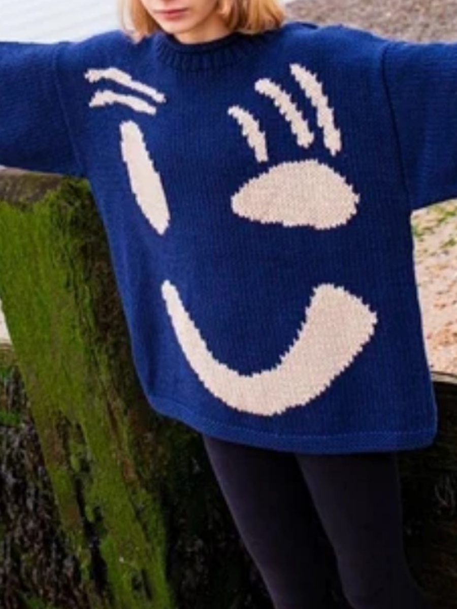 Smiley Crewneck Sweater