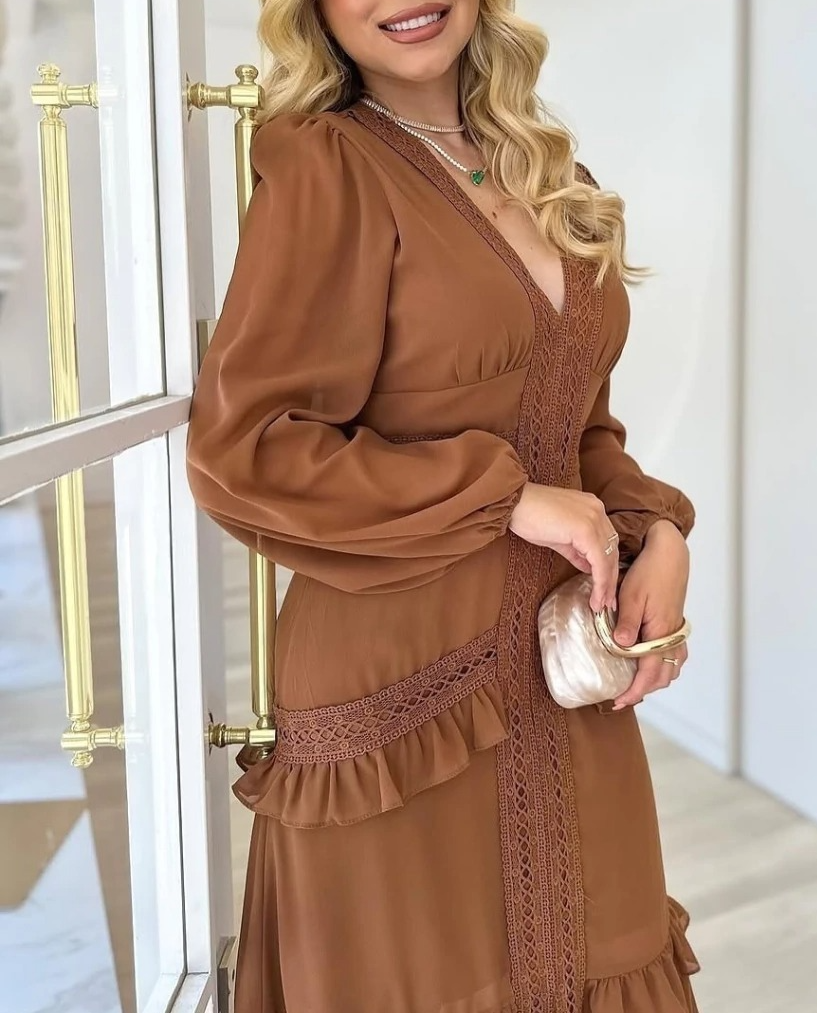 New Embroidered Long Dress