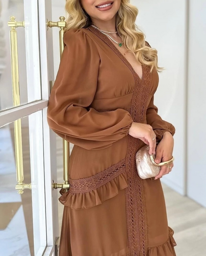 New Embroidered Long Dress