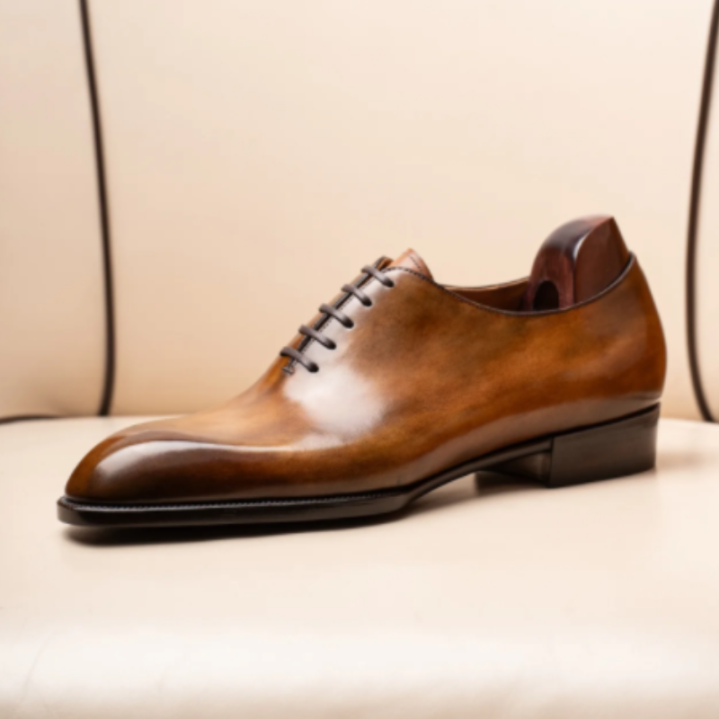 Handmade Calfskin Brown Derby