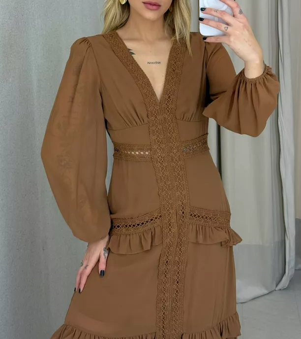 New Embroidered Long Dress