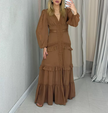 New Embroidered Long Dress