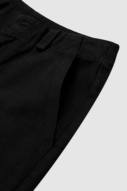 Flap Pocket Low Rise Wide Leg Cargo Pants