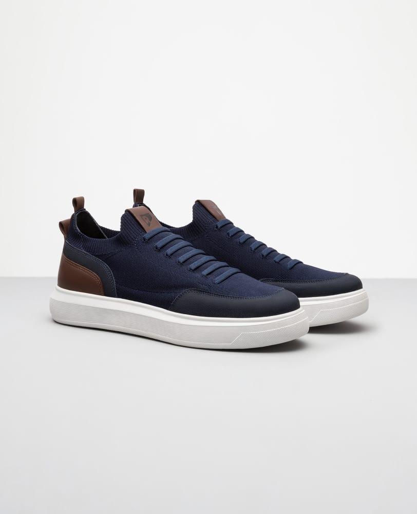 ✅High -quality Dedication✅Men's Knit Navy Sneakers