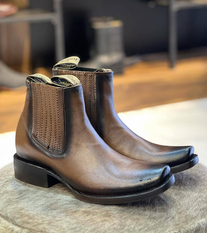 Men's Deer Leather Chelsea Boots