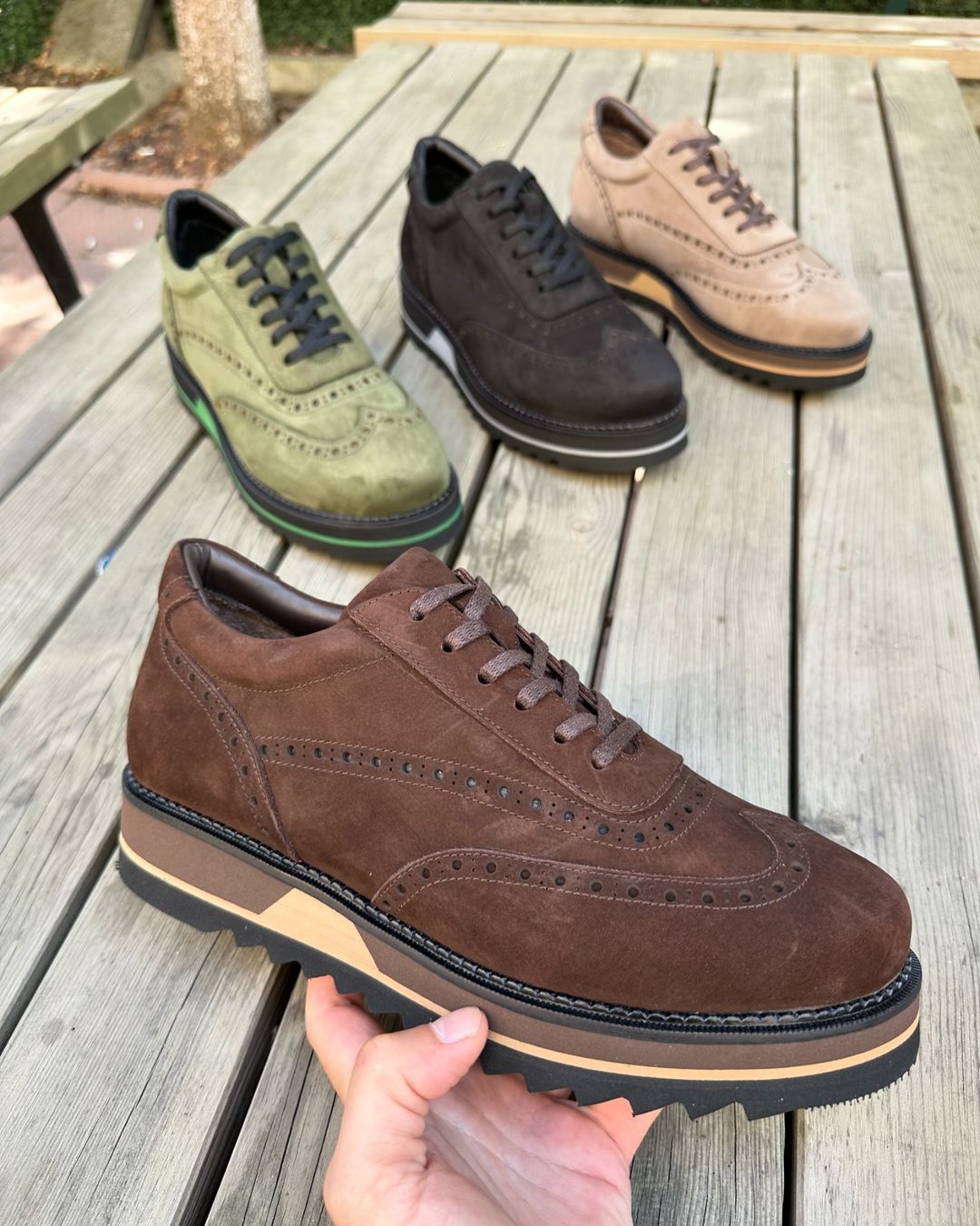 Men's Woven Leather Casual Shoes