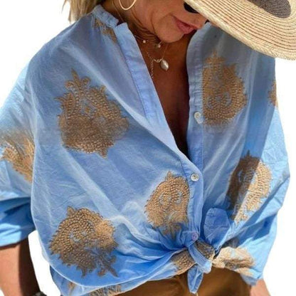 Sunlit  Elegance Blouse