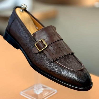 Italian Style Inside Out Natural Leather Men's Shoes