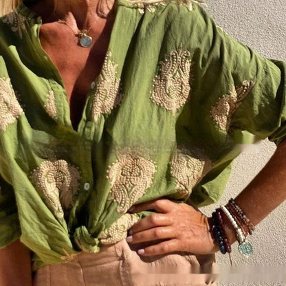 Sunlit  Elegance Blouse