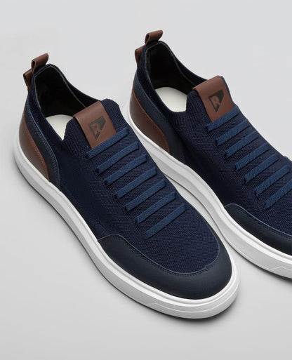 ✅High -quality Dedication✅Men's Knit Navy Sneakers