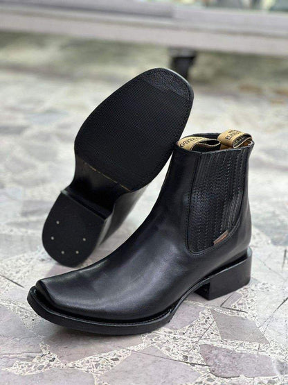 Men's Deer Leather Chelsea Boots