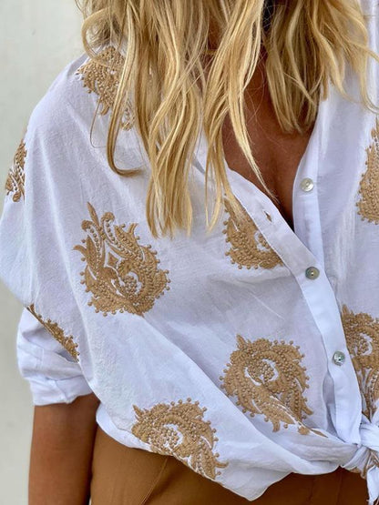 Sunlit  Elegance Blouse