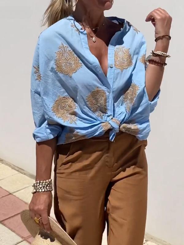 Sunlit  Elegance Blouse